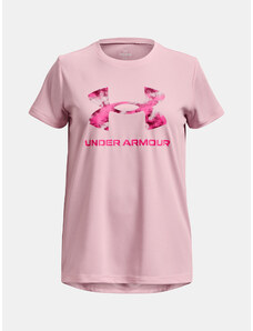 Under Armour T-Shirt Tech Solid Print Fill BL SSC-PNK - Girls