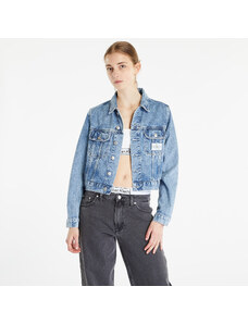 Női farmerdzseki Calvin Klein Jeans Cropped 90S Denim Jacket Blue