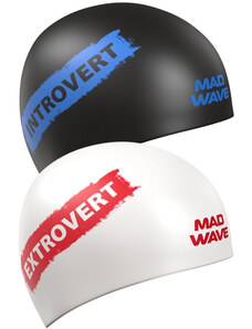 Mad wave introvert reversible swim cap fekete/fehér