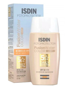 Napvédő Színezővel Isdin Fusion Water Spf 50 Light 50 ml