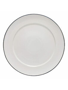 Fehér Beja kerámia tálaló tányér / tálca, 38 cm, COSTA NOVA