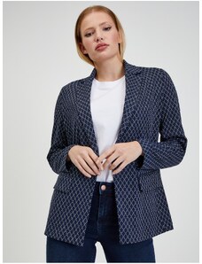 Orsay Fehér és kék női mintás kabát - Hölgyek