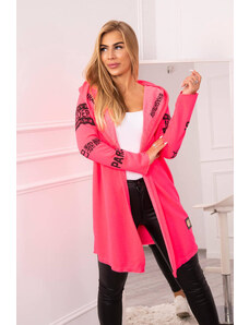 Kesi Női kapucnis pulóver Gwendoramurs neon rózsaszín Universal
