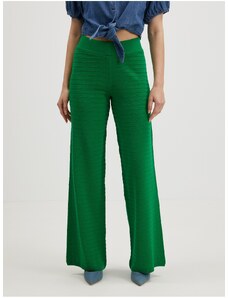 Only Zöld női bordázott széles nadrág CSAK Cata - Női