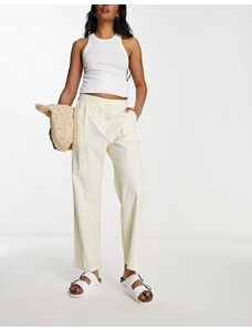 Lola May tailored trousers co-ord in stone-Neutral