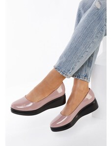 Zapatos Milanca V2 rózsaszín fűzős női cipő