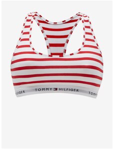 White and Red Ladies Striped Bra Tommy Hilfiger Underwear - Women