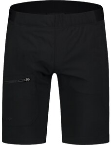 Nordblanc Fekete férfi könnyű outdoor rövidnadrág WAIST