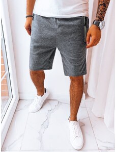 LegyFerfi Sportos szürke férfi rövidnadrág oldalsó cipzárral