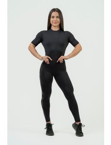 NEBBIA Women's Workout Jumpsuit INTENSE Focus BLACK