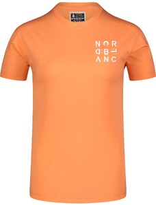 Nordblanc Narancssárga női bio/organikus pamutpóló LETTERS