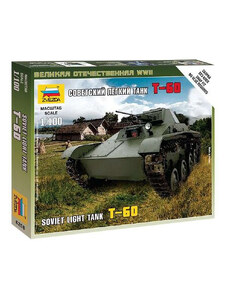 Zvezda T-60 Soviet Light Tank 1:100 makett harcjármű (6258)
