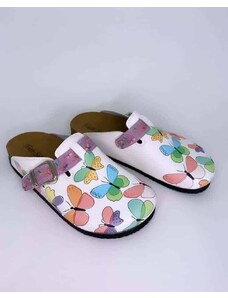 Terlik Sabo Terlik színes és orvosi parafa/EVA cipő - pillangós papucs