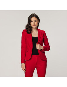 Willsoor Női kosztüm zakó piros színben 11161