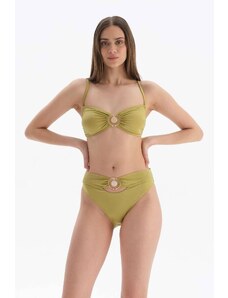Dagi pisztácia zöld pánt nélküli bikini felső
