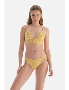 Dagi sárga alacsony derékú bikini alsó