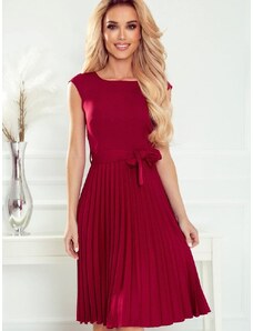 NM Gyönyörű alkalmi női ruha 311-11 bordó piros szinben