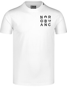 Nordblanc Fehér férfi bio/organikus pamutpóló COMPANY