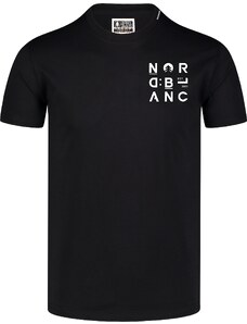 Nordblanc Fekete férfi bio/organikus pamutpóló COMPANY
