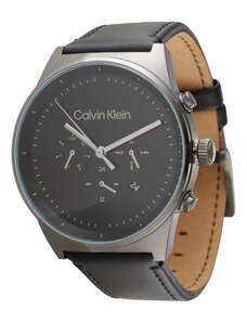 Calvin Klein Analóg órák 'Timeless' fekete / ezüst