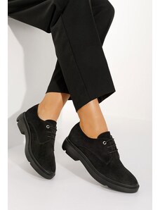 Zapatos Pelado fekete női derby cipő