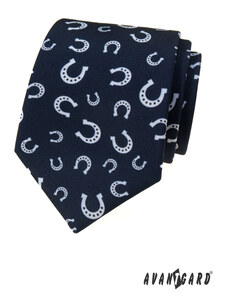 Avantgard Kék nyakkendő patkóval