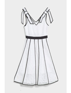 RUHA KARL LAGERFELD KL EMBROIDERED LACE DRESS
