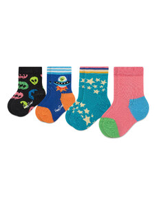 4 pár hosszú szárú gyerek zokni Happy Socks