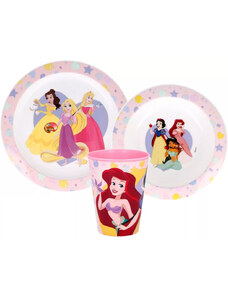 Disney Hercegnők micro étkészlet szett pohárral (true)