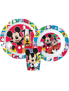 Disney Mickey micro étkészlet szett pohárral (Better Together)
