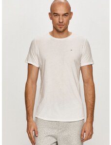 Tommy Jeans t-shirt fehér, sima
