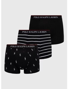 Polo Ralph Lauren boxeralsó (3-pack) fekete, férfi