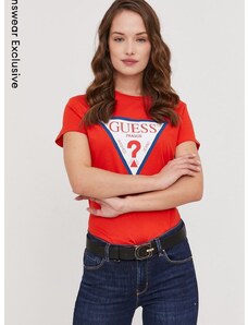 Guess t-shirt női, piros