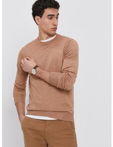Emporio Armani pulóver könnyű, férfi, bézs