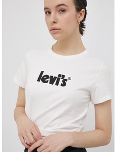 Levi's pamut póló fehér