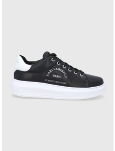 Karl Lagerfeld bőr cipő fekete