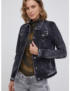 Pepe Jeans farmerdzseki Thrift női, szürke, átmeneti