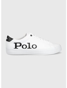 Polo Ralph Lauren bőr cipő Longwood fehér, 816862547001