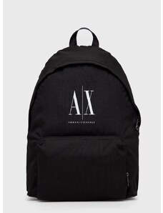 Armani Exchange hátizsák fekete, férfi, nagy, nyomott mintás