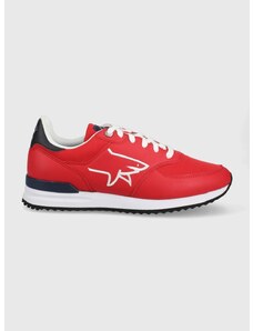 Paul&Shark bőr cipő piros