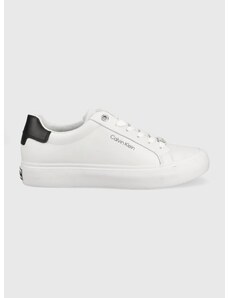 Calvin Klein bőr cipő fehér,