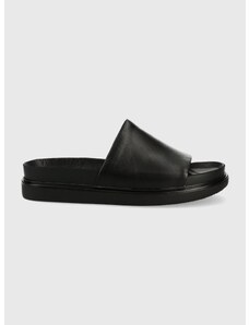 Vagabond Shoemakers bőr papucs Erin fekete, női, platformos, 5332-501-20