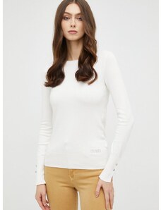 Guess pulóver ELINOR könnyű, női, fehér, W2YR30 Z2V62