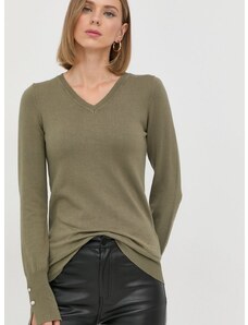 Guess pulóver GENA könnyű, női, zöld, W2YR31 Z2V62
