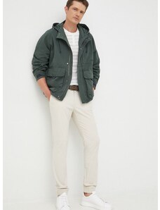 Pepe Jeans rövid kabát férfi, zöld, átmeneti