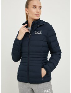 EA7 Emporio Armani rövid kabát női, sötétkék, átmeneti