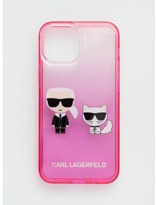 Karl Lagerfeld telefon tok Iphone 13 Mini 5,4'' rózsaszín