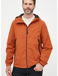 Calvin Klein rövid kabát férfi, barna, átmeneti