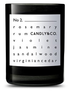 Candly illatgyertya szójaviaszból No2. Rosemary & Rum