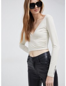 Calvin Klein Jeans hosszú ujjú női, bézs